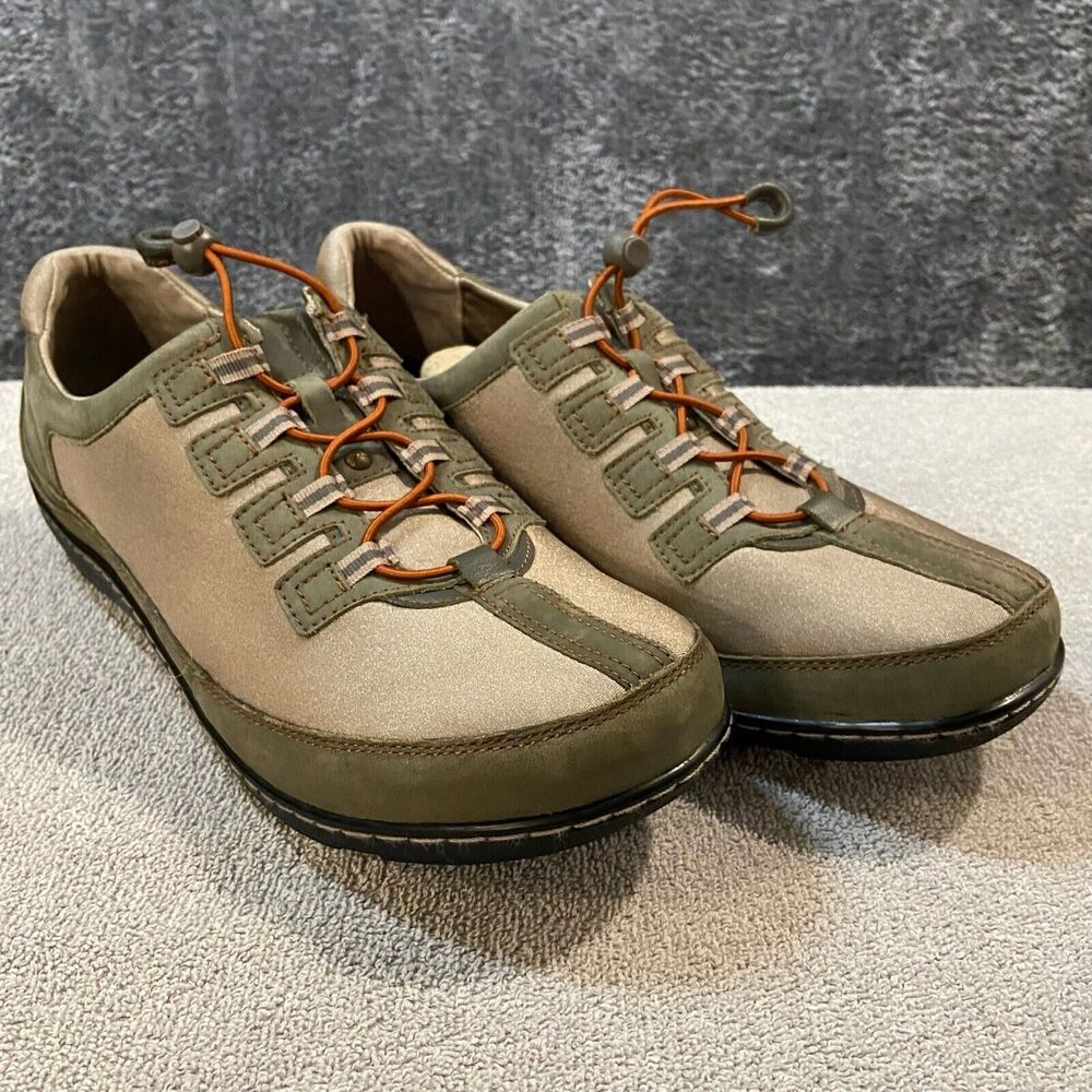 Aetrex Shoes Womens 13 Leather Comfort Slip on Arch Support Clog Sneaker Nurse